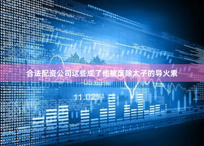 合法配资公司这些成了他被废除太子的导火索