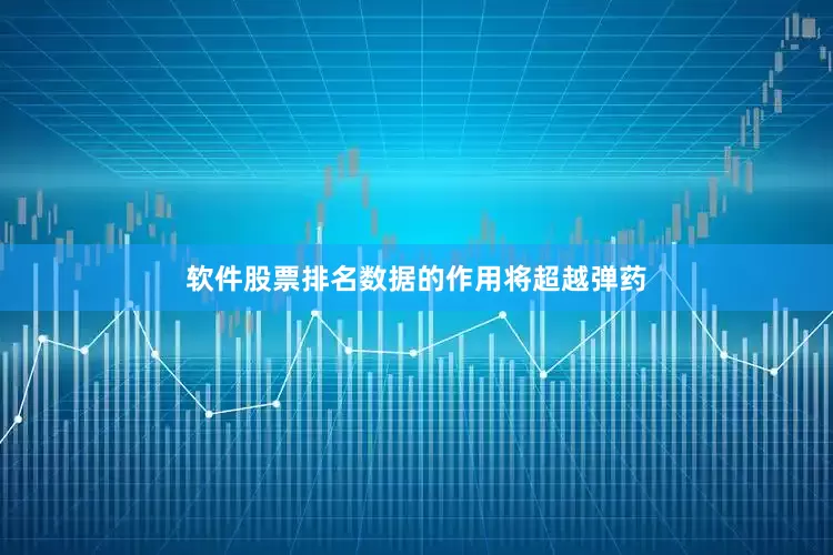软件股票排名数据的作用将超越弹药